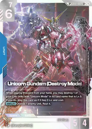 Unicorn Gundam (Destroy Mode)
