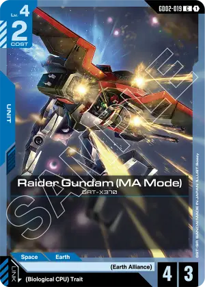 Raider Gundam (MA Mode)