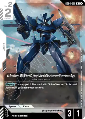 Al-Saachez's AEU Enact Custom Moralia Development Experiment Type